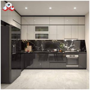 Tủ bếp Acrylic Đẹp Mã TB-01