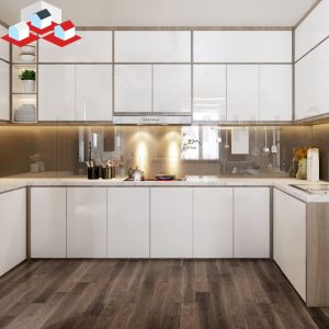 Tủ Bếp MDF phủ Acrylic Mã TB-107