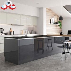 Tủ bếp MDF phủ Acrylic Mã TB-117