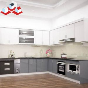 Tủ bếp Acrylic Đẹp Mã TB-24