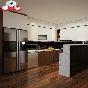 Tủ Bếp MDF phủ Acrylic Mã TB-93