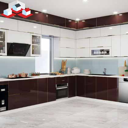 Kích thước tủ bếp chữ U lý tưởng cho không gian b