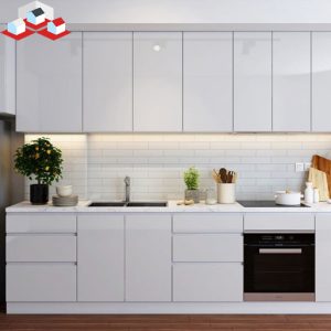 Tủ bếp Acrylic Đẹp Mã TB-154