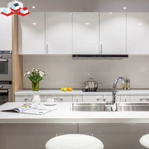 Tủ bếp Acrylic Đẹp Mã TB-156