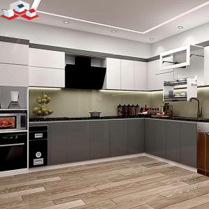 Tủ bếp Acrylic Đẹp Mã TB-158