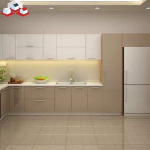 Tủ bếp Acrylic Đẹp Mã TB-165