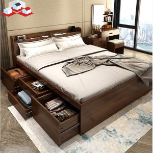Giường Ngủ MDF Thường Mã GN-11