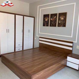 Giường Ngủ MDF Mộc Ba Thanh Mã GN-86